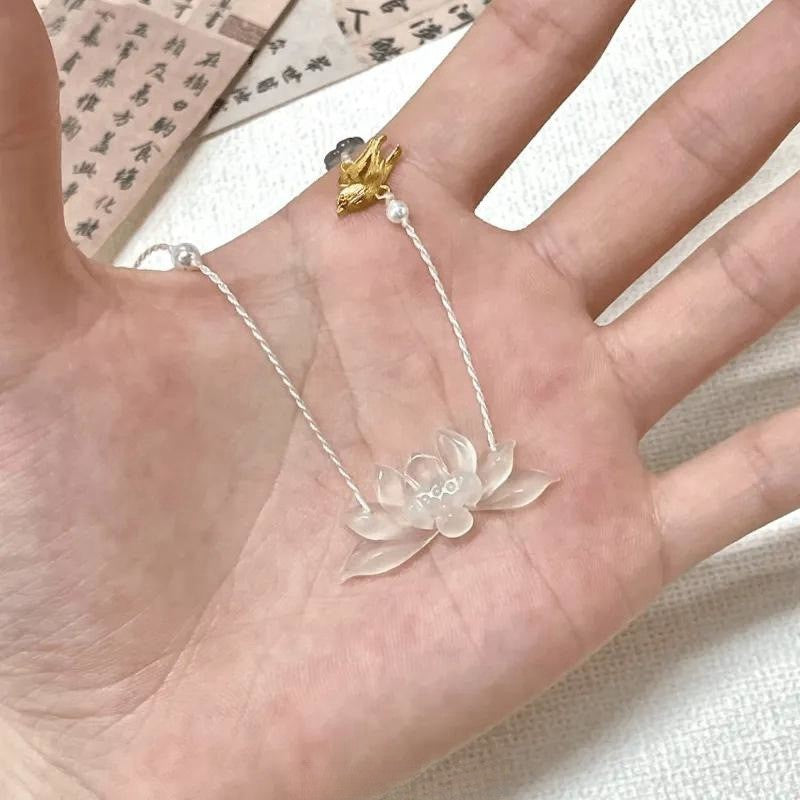Rope Elegant High Sense White Clavicle Necklaces