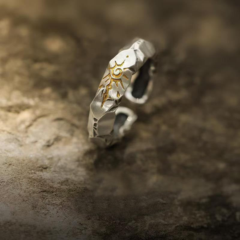 Men's Matching Index Finger Fashion Imitation Thai Sier Ring