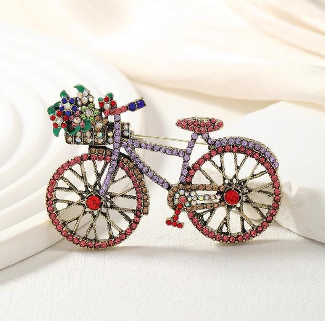 Women's Micro Zircon Brooch Exquisite Plant Pin Brooches