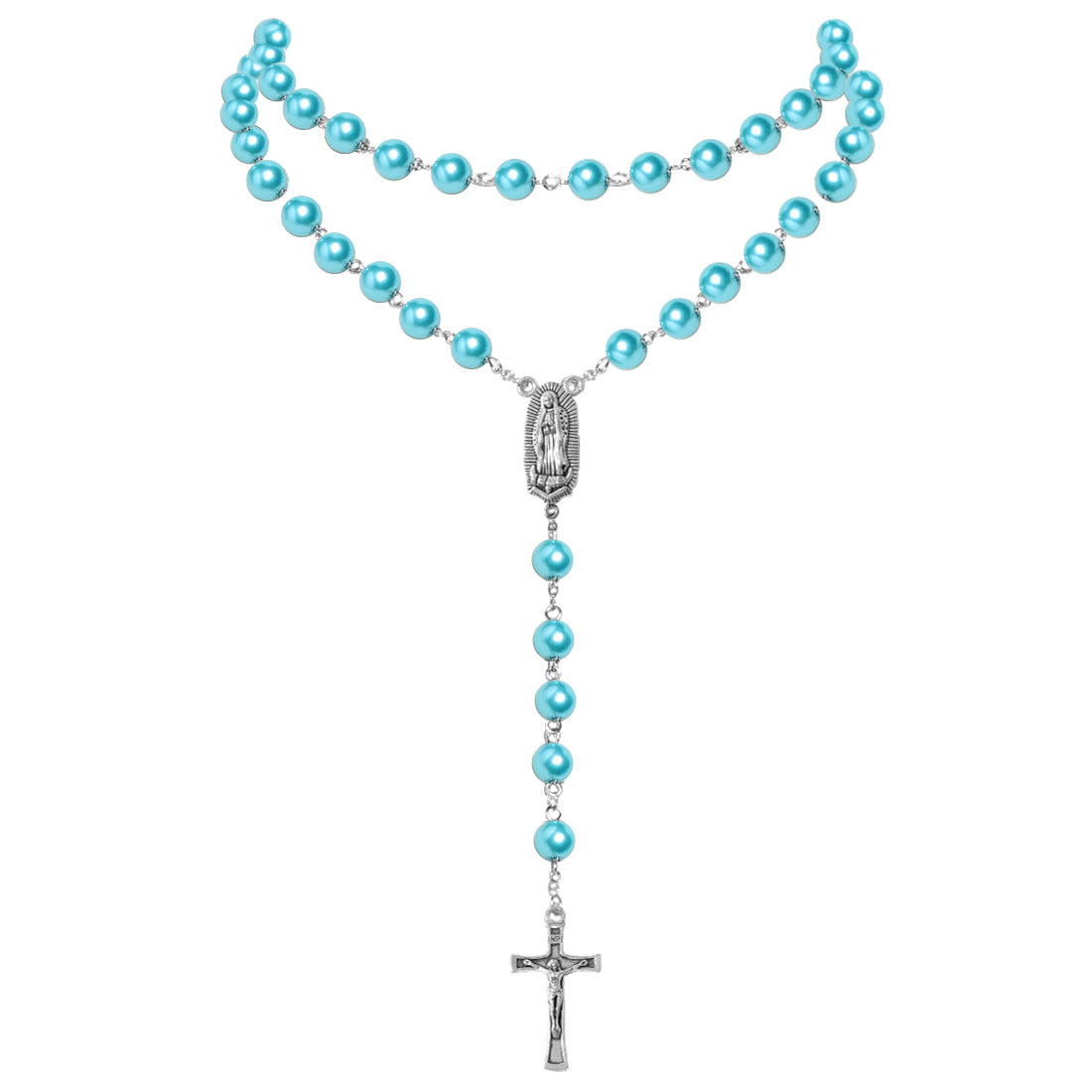 Cool Pearl Vintage Cross Beads Fashion Necklaces