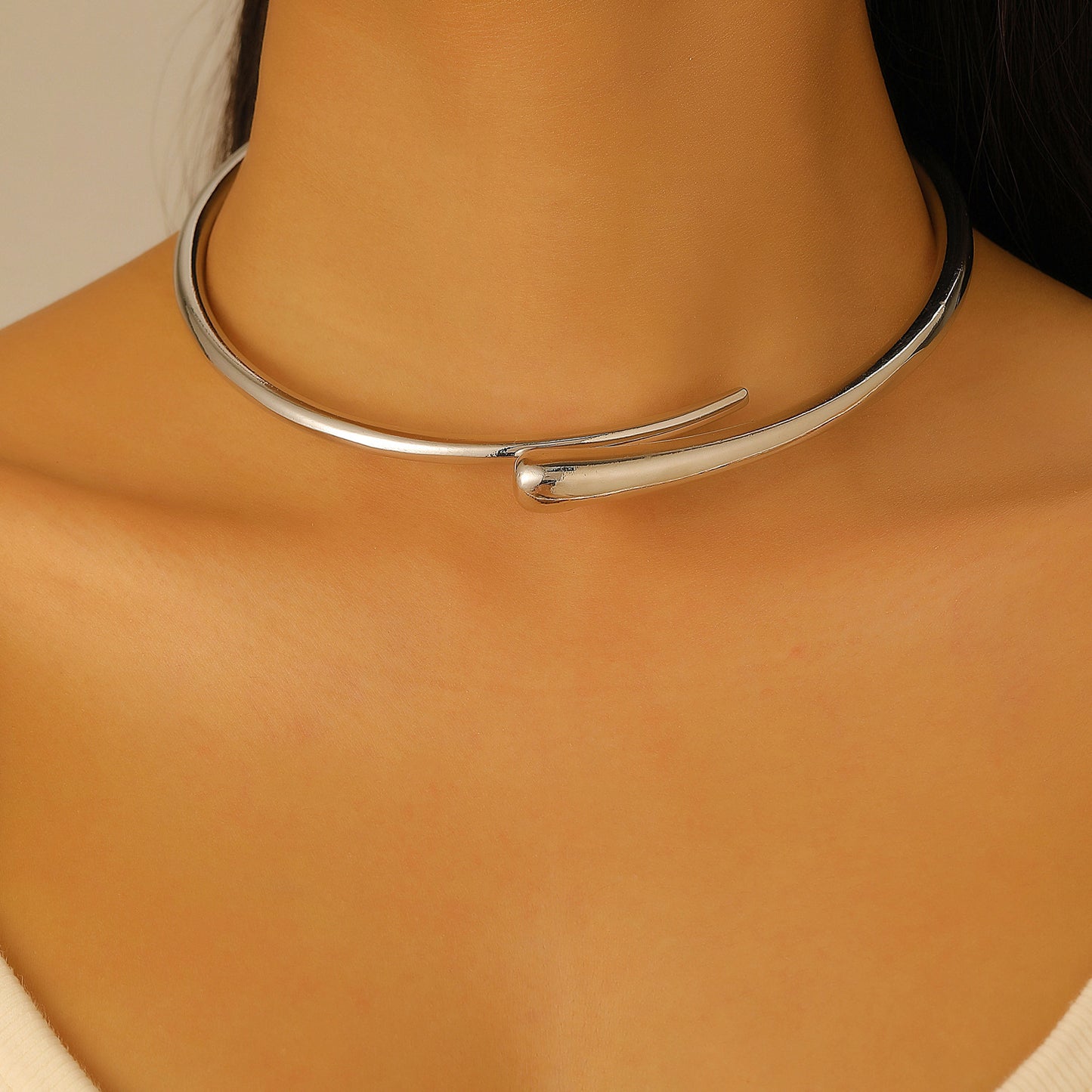 Exaggerated Irregular Glossy Design Sense Geometric Bracelets