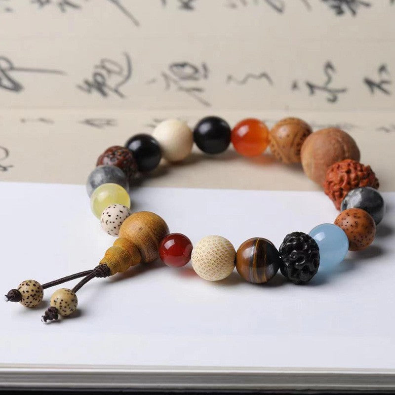 Seed Bodhi Eighteen Prayer Beads Beaded Rosary Bracelets
