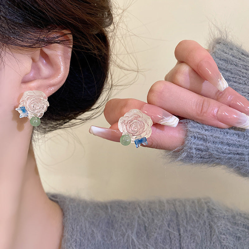 Needle High-grade Female Affordable Luxury Style Tassel Niche Temperamental Earrings