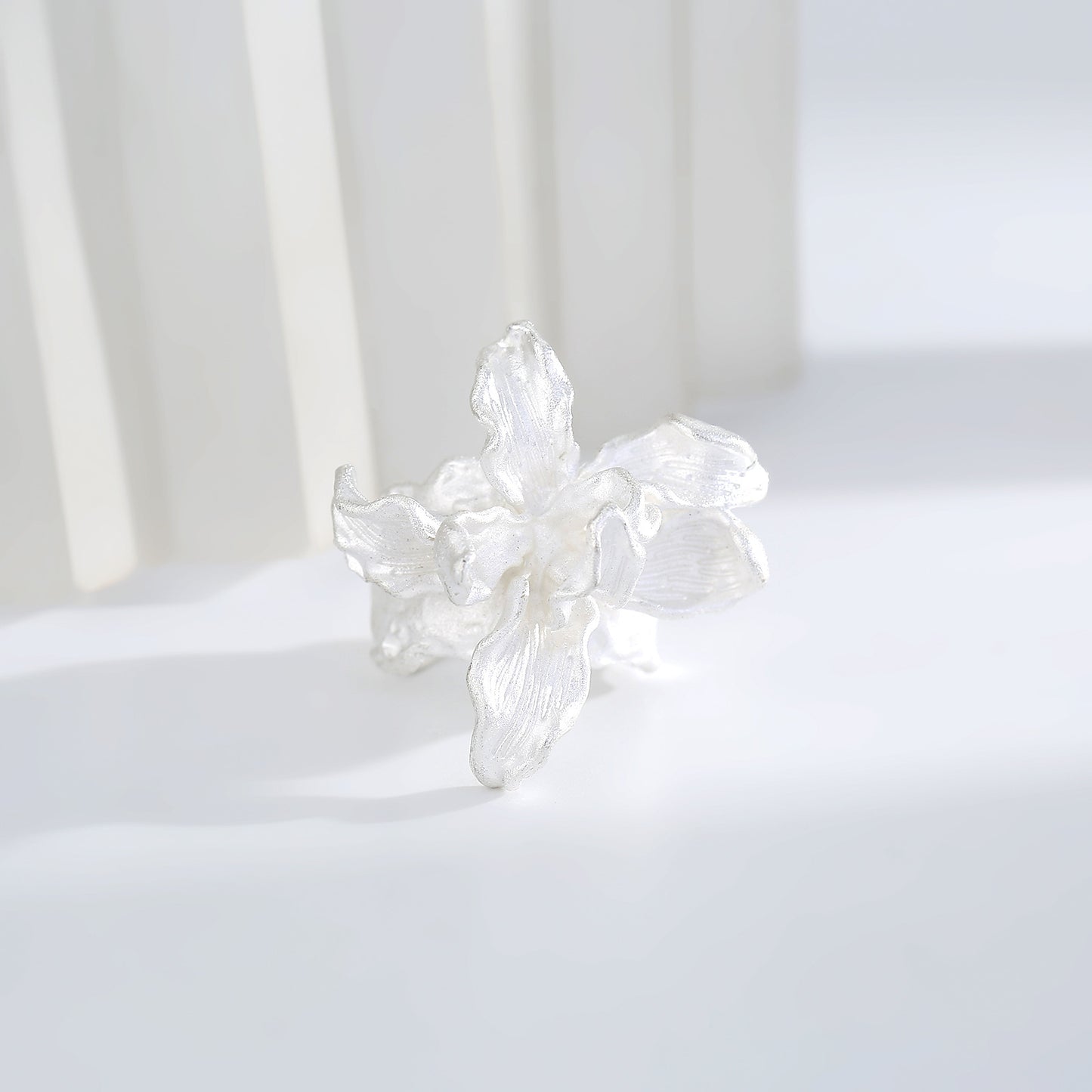Flower Opening Design Adjustable Retro High Sense Rings