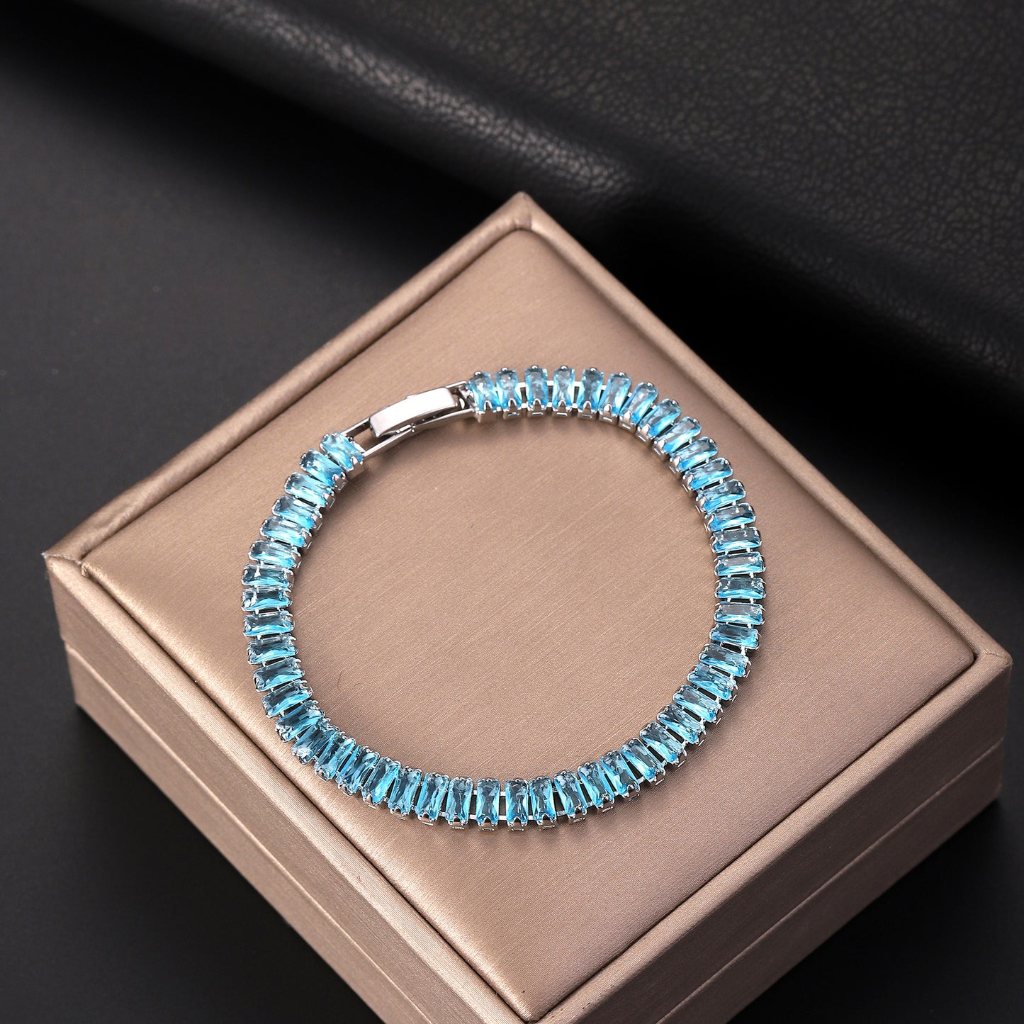 Women's & Men's Colorful Zircon Trendy Fashion Tennis Bracelets
