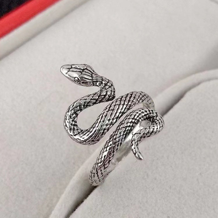 Women's & Men's Vintage Animal Spirit Snake Punk Exaggerated Personality Winding Rings