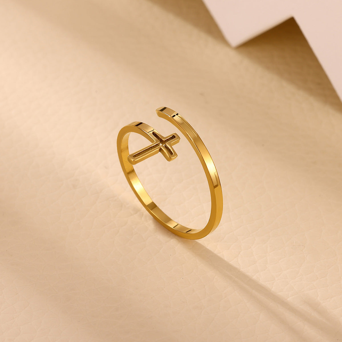 Open Niche Creative Hollow Daily Wear Couple Ring