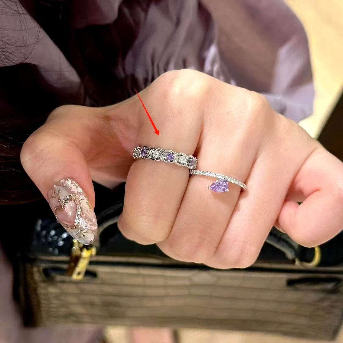 Drops Light Luxury Temperament Advanced Cool Rings