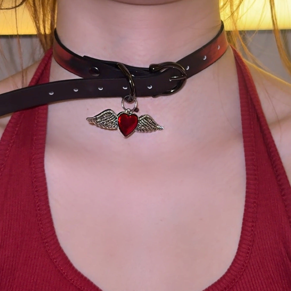 Women's Warm Color Changing Leather Hot Senior Clavicle Collar