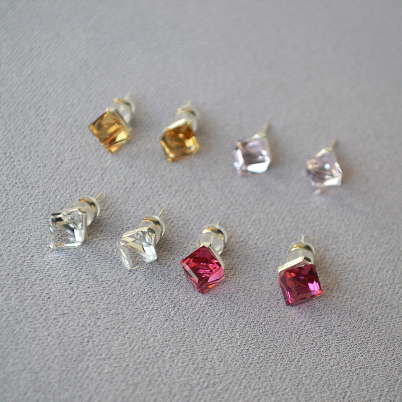 Square Crystal Shining Commuting Elegant Sier Rings