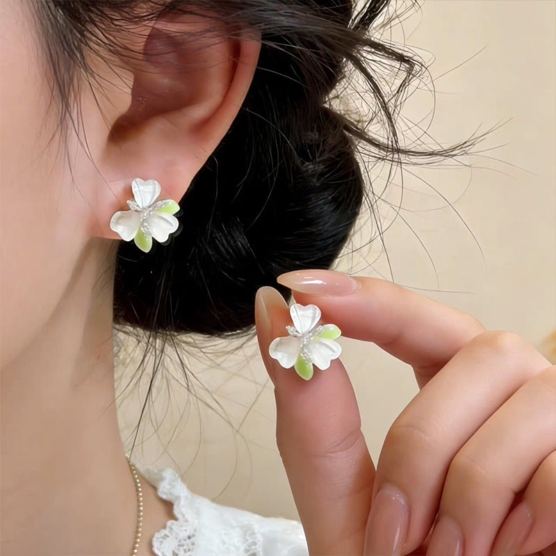 Pin Warm Spring Mori Style Green Rings