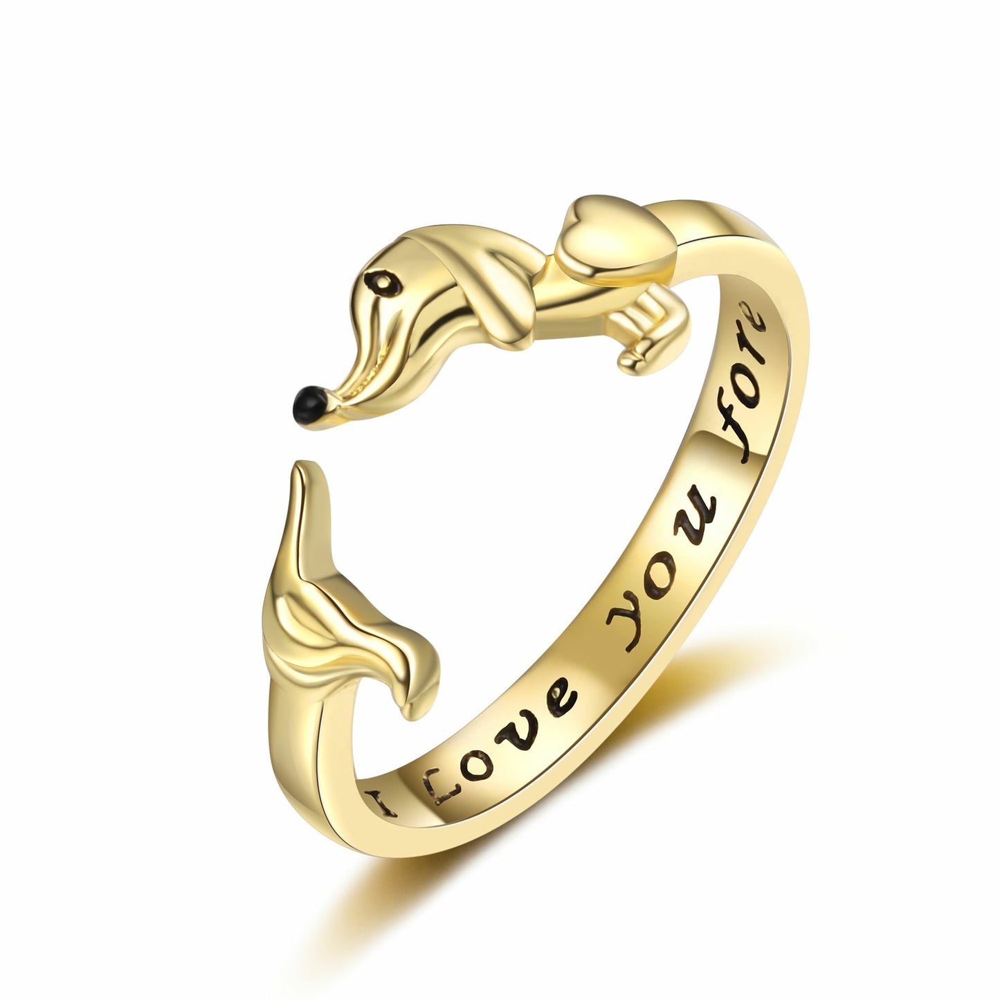 Love Pet Female Design Adjustable Opening Rings