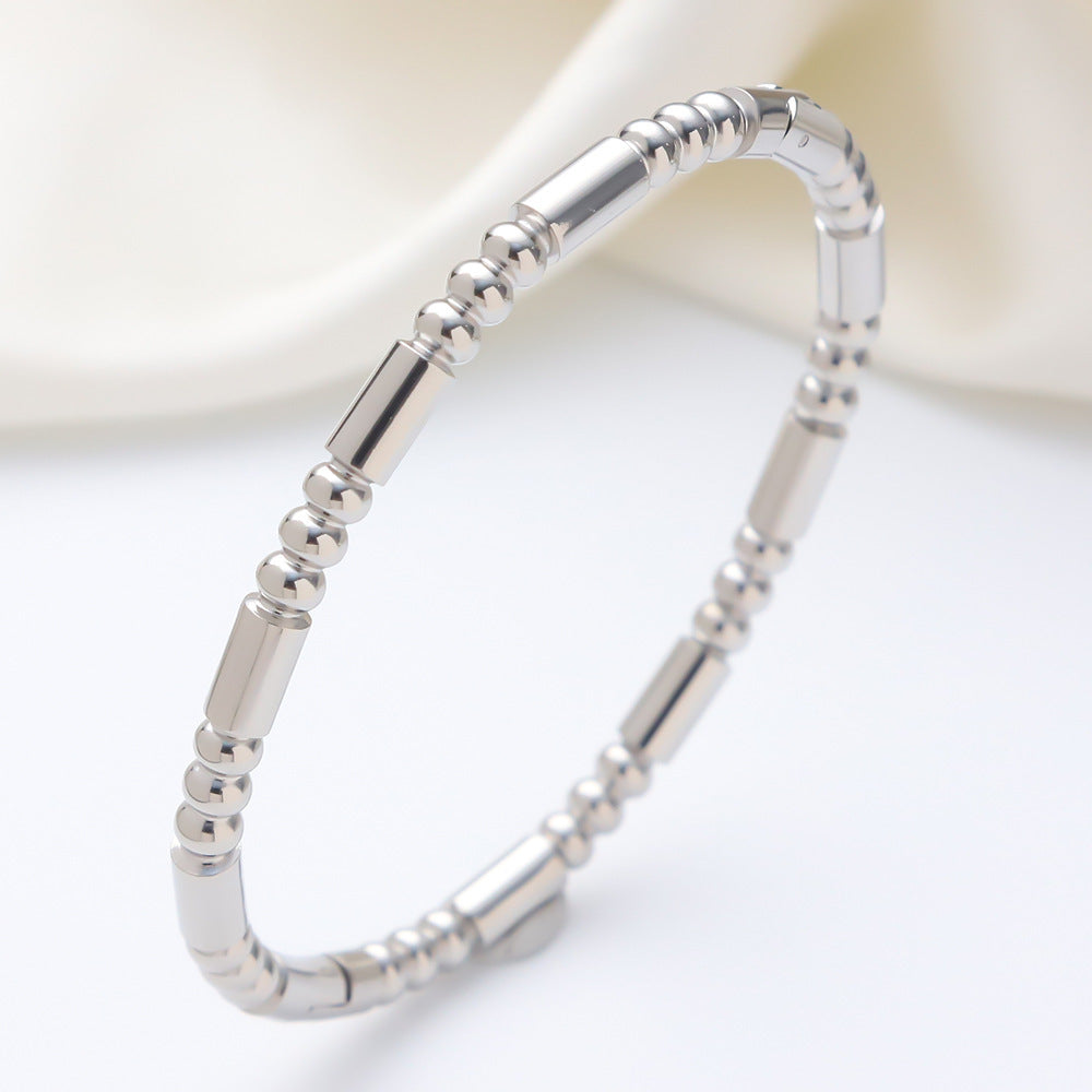 Titanium Steel Stainless Real Gold Furnace Bracelets