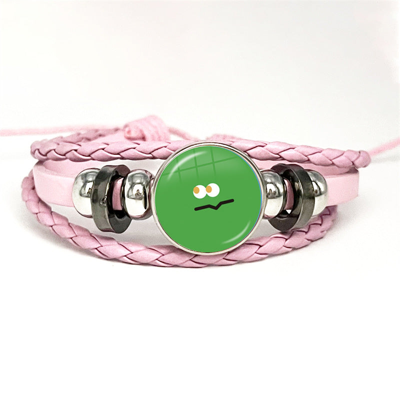May Day Facial Expression Package Ball Cartoon Pattern Time Bracelet