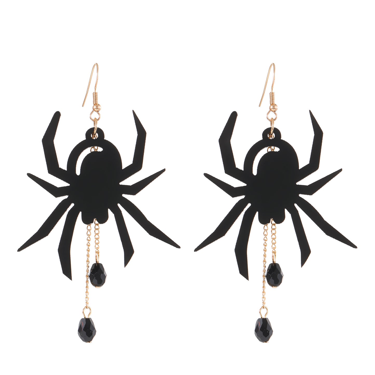 Halloween Eccentric Personality Skull Pumpkin Lamp Earrings
