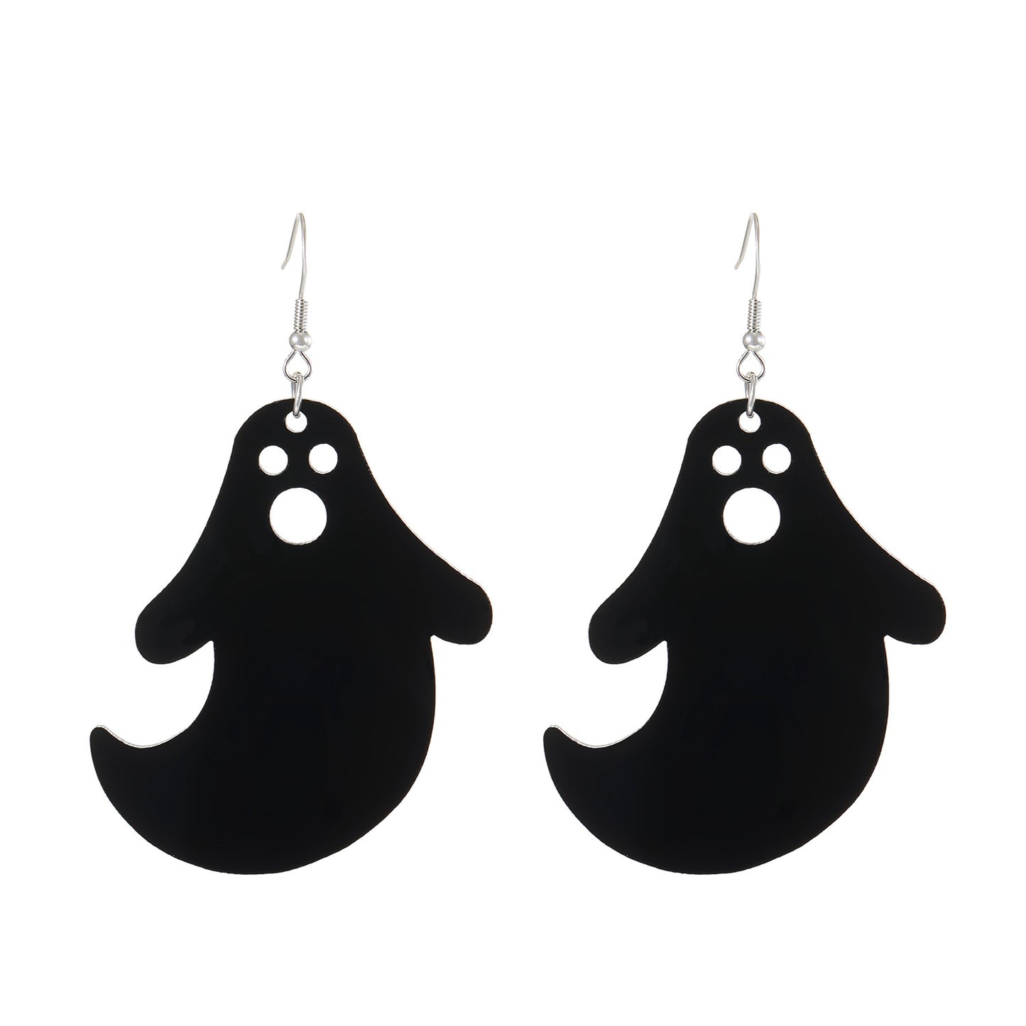 Halloween Eccentric Personality Skull Pumpkin Lamp Earrings
