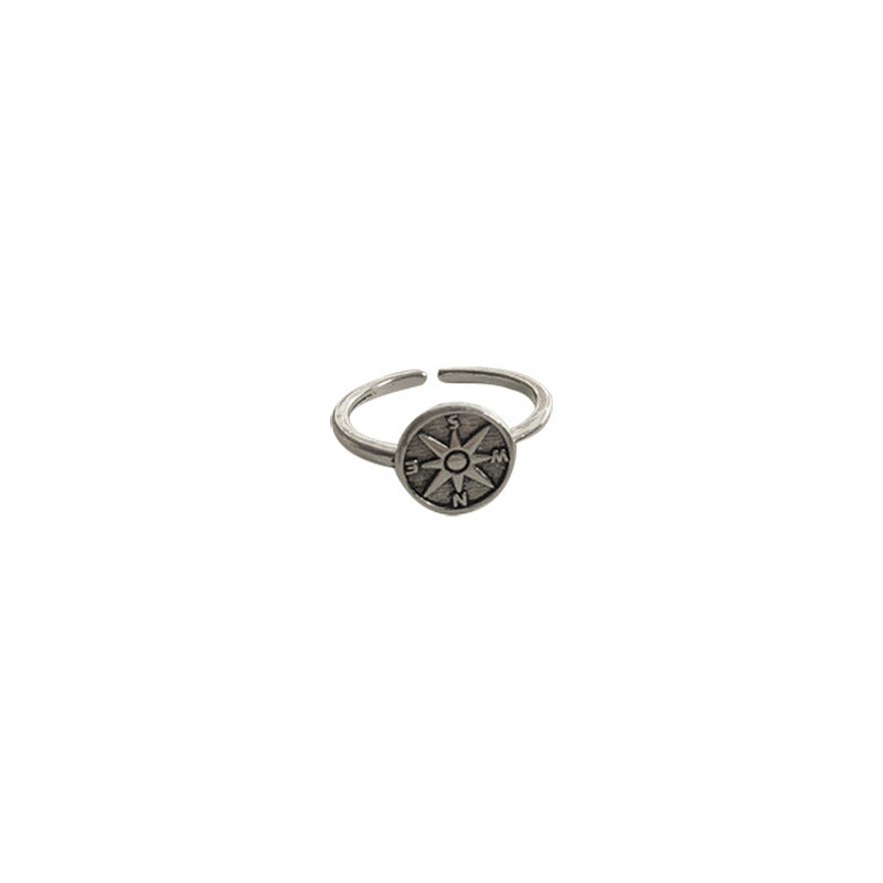 Cross Open Female Design Simple Stylish Personality Rings