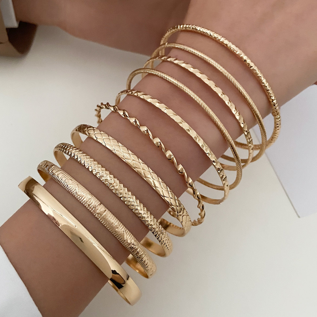 Trendy Alloy Combination Punk Hip Hop Bracelets