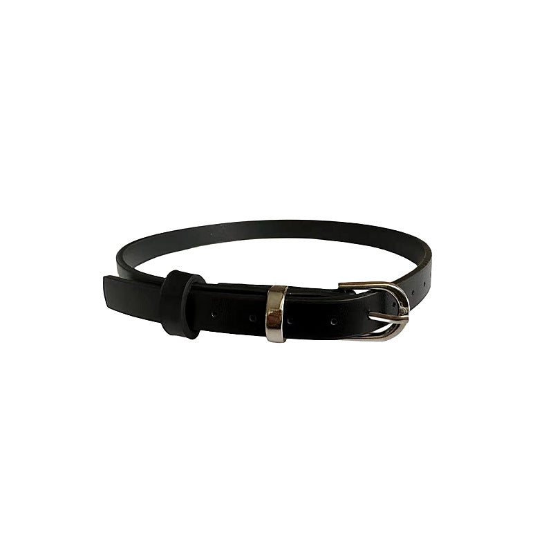 Summer Niche Fine Black Everyday Joker Short Minimalist Collar