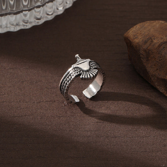 Men's Hip Hop Style Trendy Retro Elegant Zinc Rings