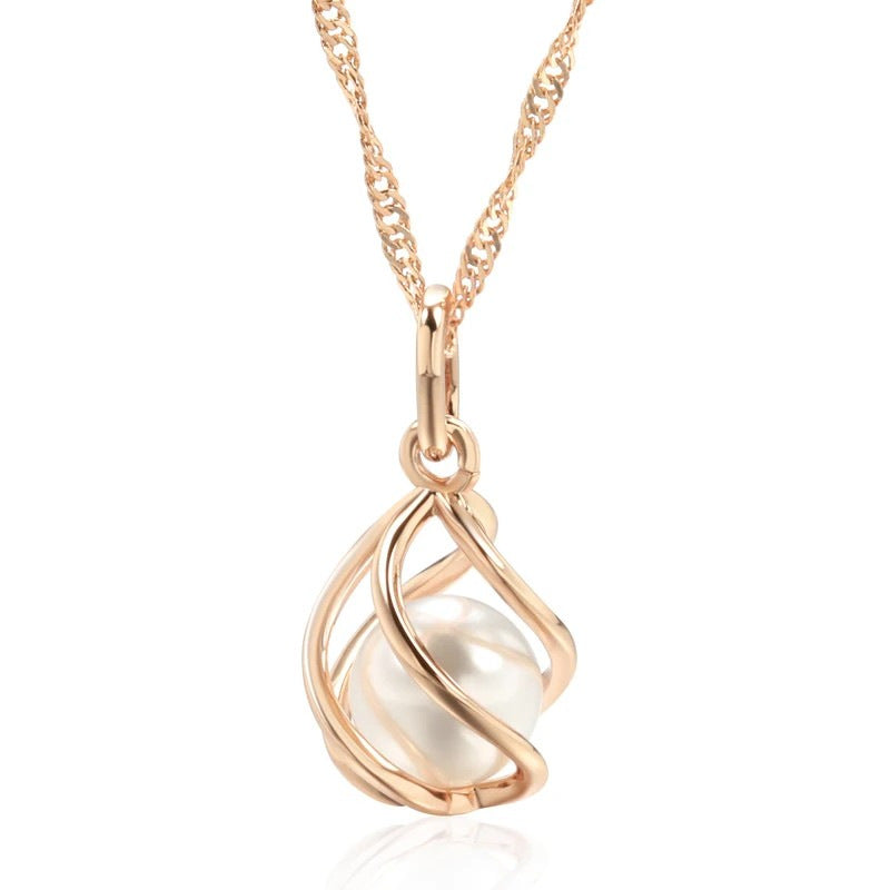 Elegant Zircon Female Rose Gold Geometric Rings