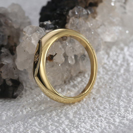 Korean Fashion Simple Glossy Cold Style Earrings