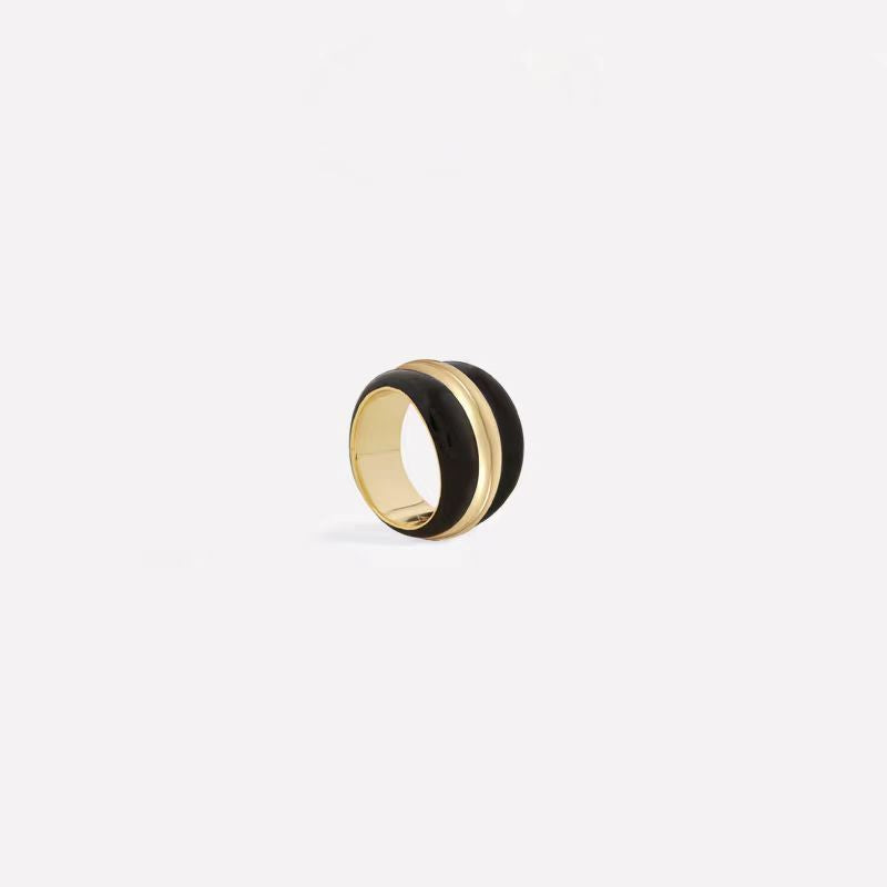 Women's Enamel Retro Easy Matching High Sense Simple Niche Design Rings