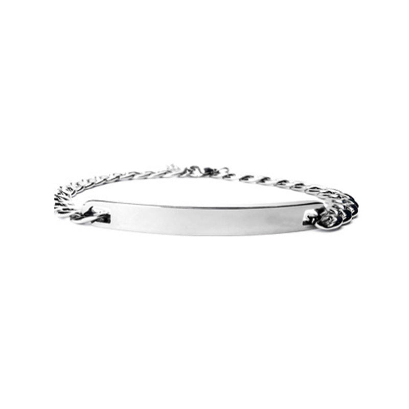Stainless Steel Titanium Couple Wrist Chain Rings