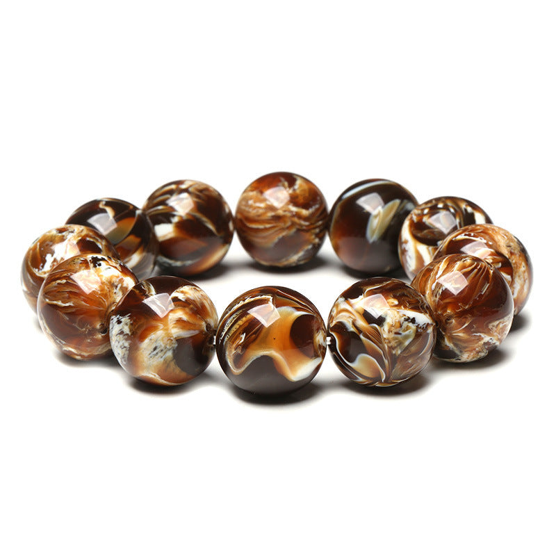 Women's & Men's Amber Beeswax Demon Flower Cave Honey Bracelet