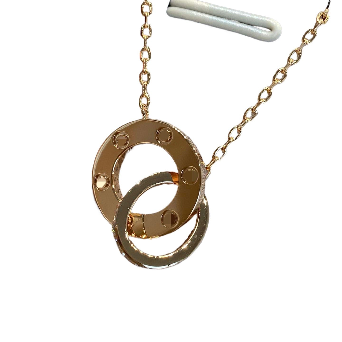 Women's V Gold Classic Cookies Starry Double Necklaces