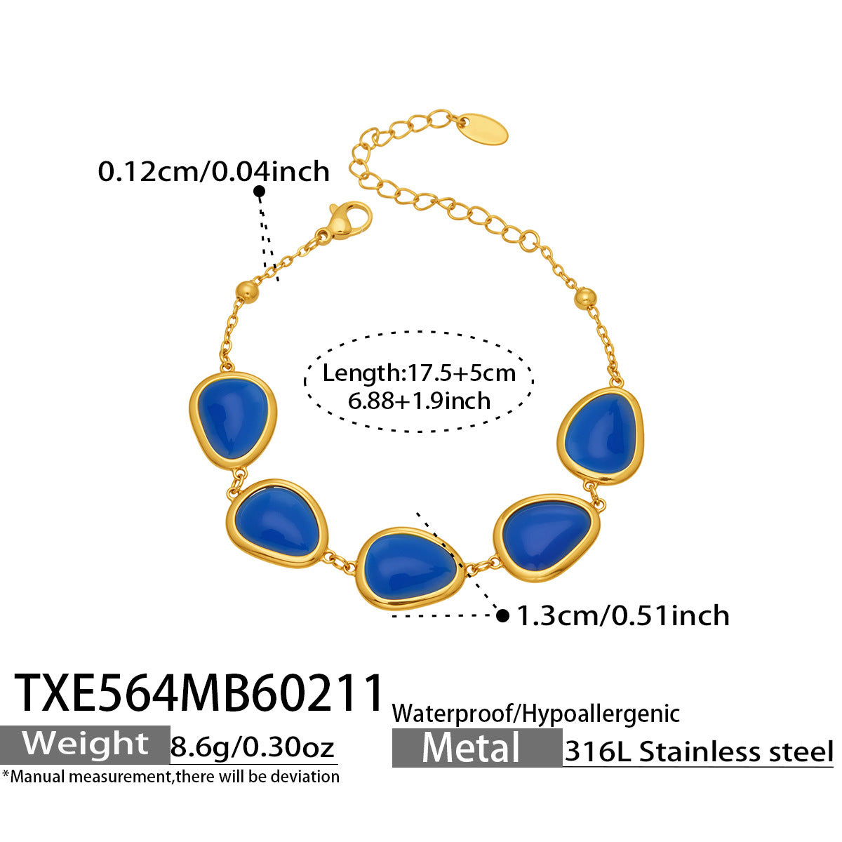 Li Affordable Luxury Style Cut Water Drop-shaped Opal Female Stainless Necklaces