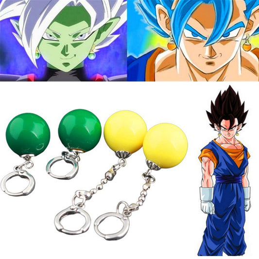 Anime Peripheral Dragon Ball Super Black Fit Space-time Without Ear Earrings