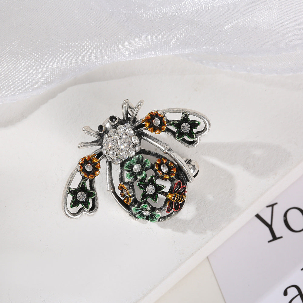 Women's Bee Pearl Brooch Insect High-grade Niche Brooches