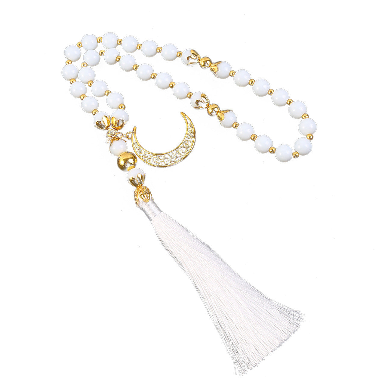 Casual Comfortable Charming Beads Tassel Moon Bracelets