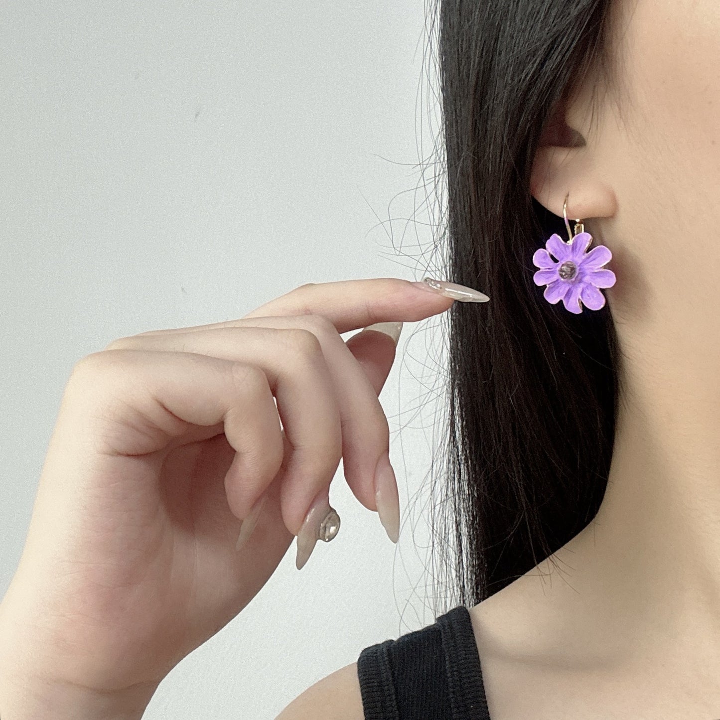 Korean Style Summer Fresh Stylish Temperament Entry Lux Earrings