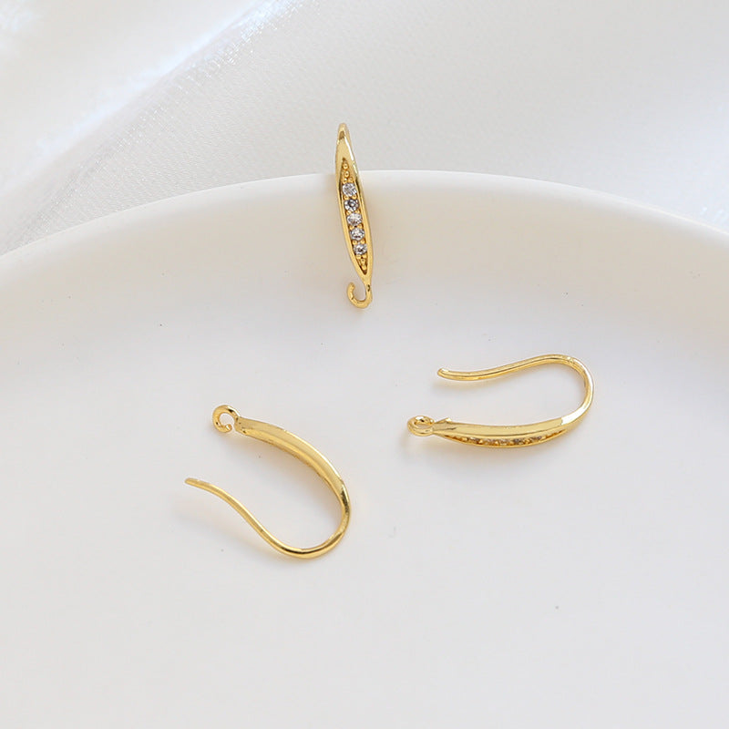 Plated Real Gold Tape For Handcraft Zirconium Earrings