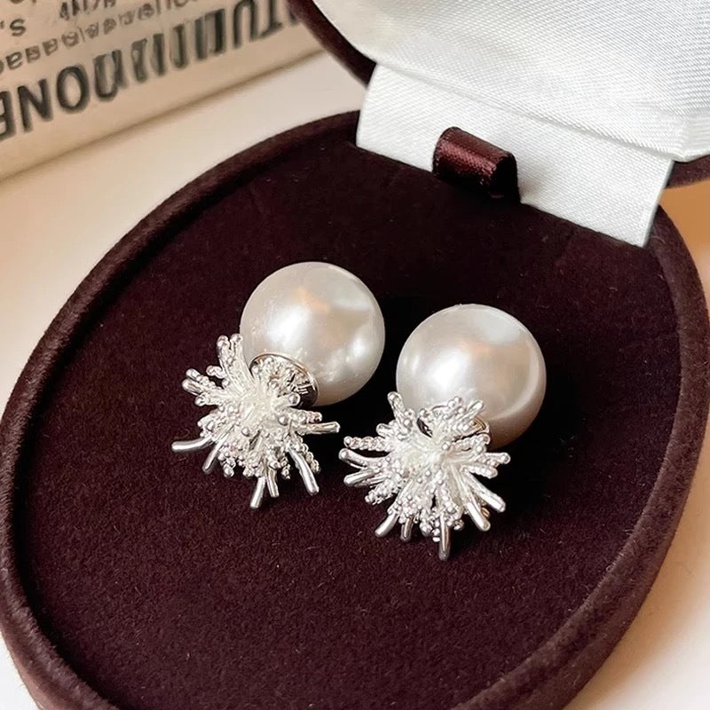 Women's Retro Affordable Luxury Gold High-grade Pearl Earrings