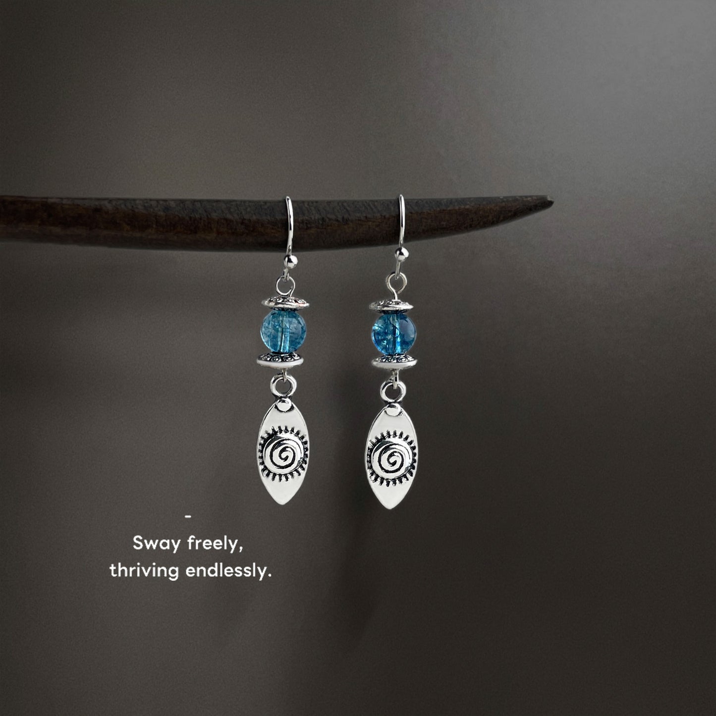 Handmade Works Literary Retro Simplicity Vintage Female Earrings