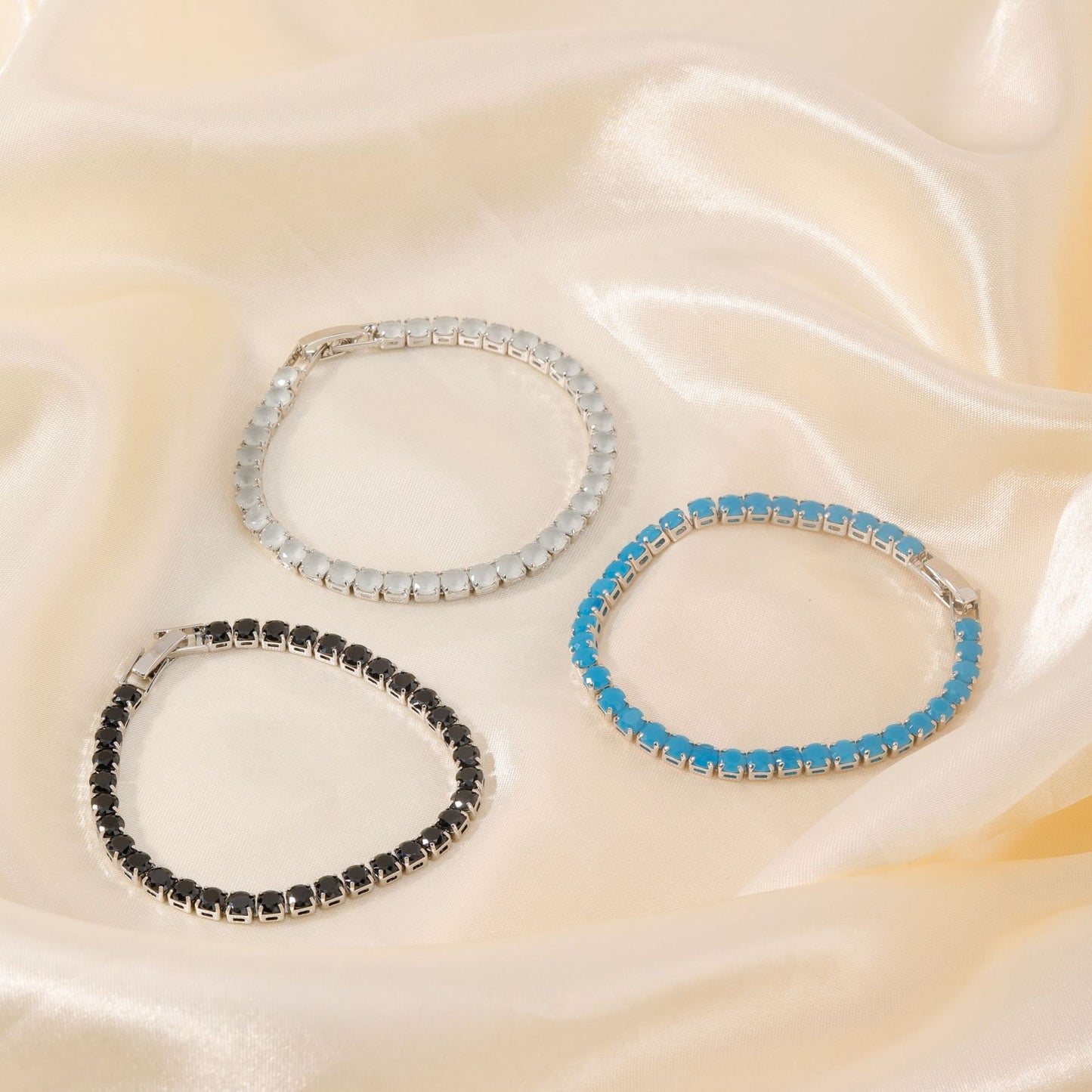 Live Broadcast Full Diamond Female Refined Zircon Luxury Bracelet