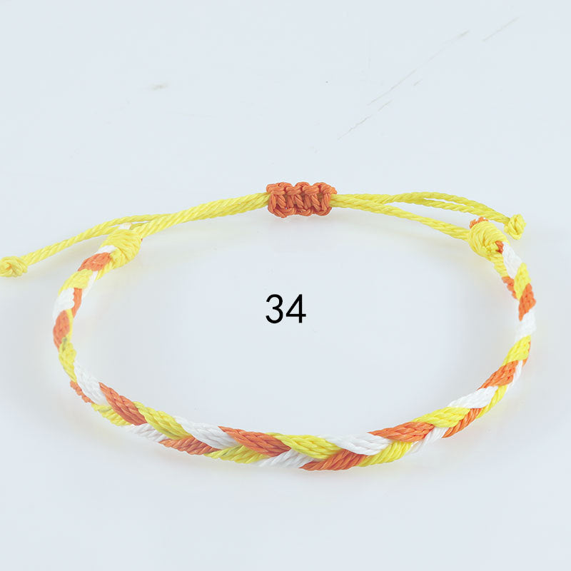 Women's & Men's Creative Handmade Braided Rope Bohemian Twist Bracelet