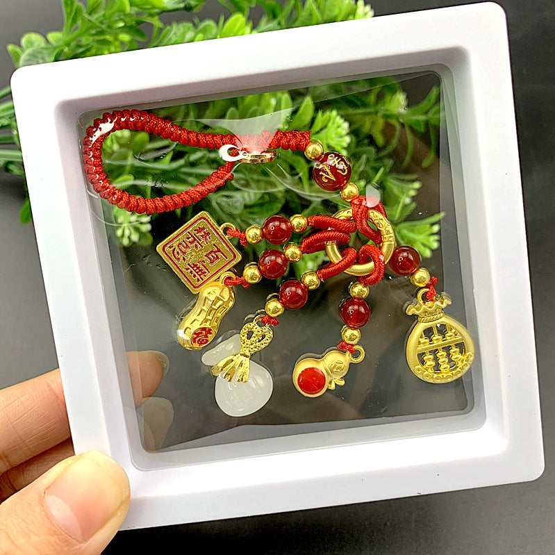 Copper Couple National Fashion Enamel Dripping Oil Hanging Ornaments