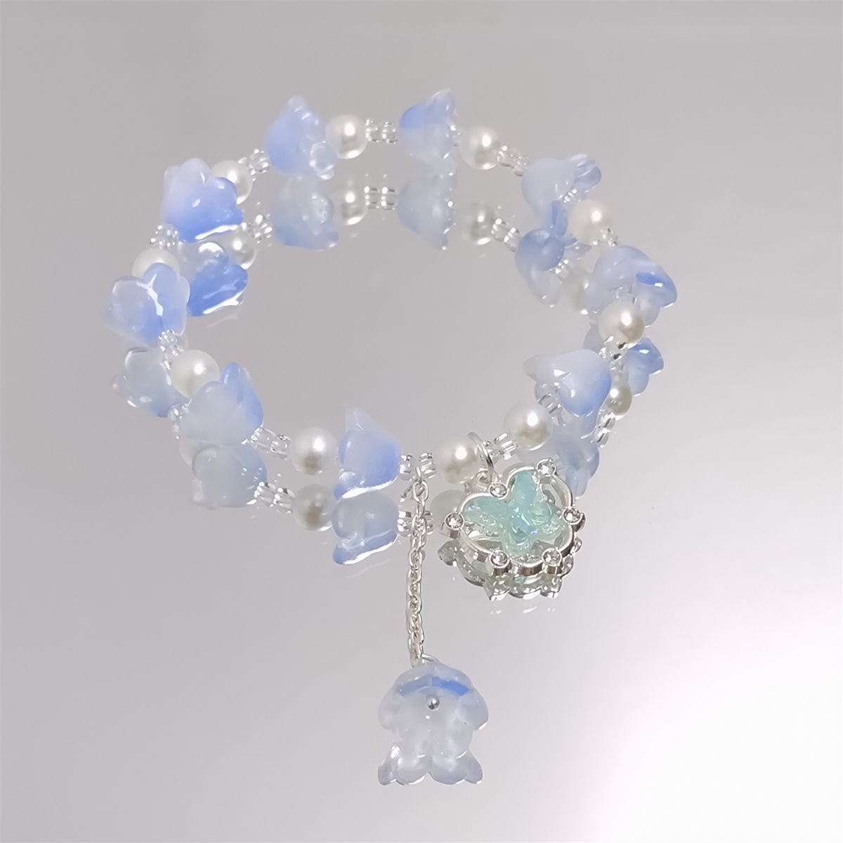 Fairy Mori Style Colorful Lily Female Sweet Bracelets