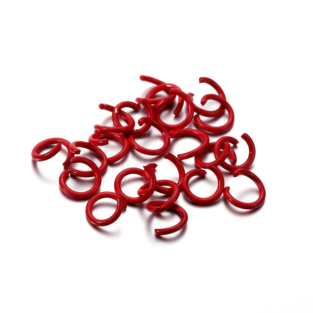 Single Circle Paint Color Broken Small Hoop Jewelry Accessories