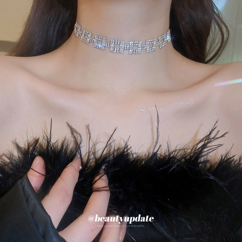 Kit Zircon Wings Water Drop Wedding Dinner Party Formal Jewelry Set
