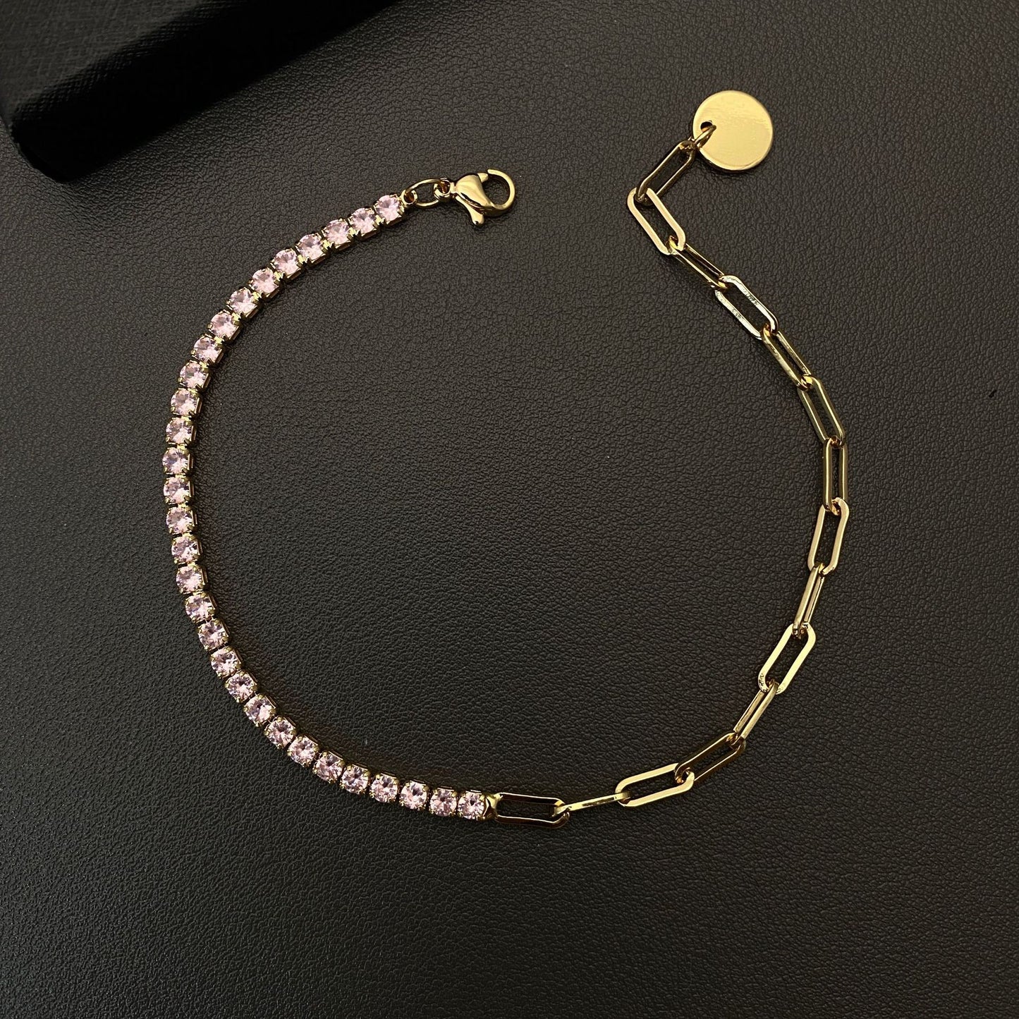 Korean Style Elegant Micro Inlaid Zircon Niche Pull Adjustable Bracelets