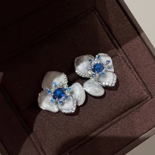 Women's Three-dimensional Flower For Chinese Style Light Luxury High-grade Temperament Expensive Rings