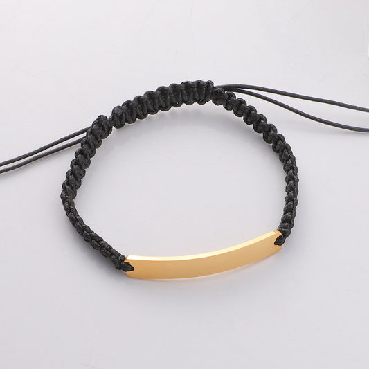 Women's Couple Creative Gift Adjustable Curved Strip Bracelets