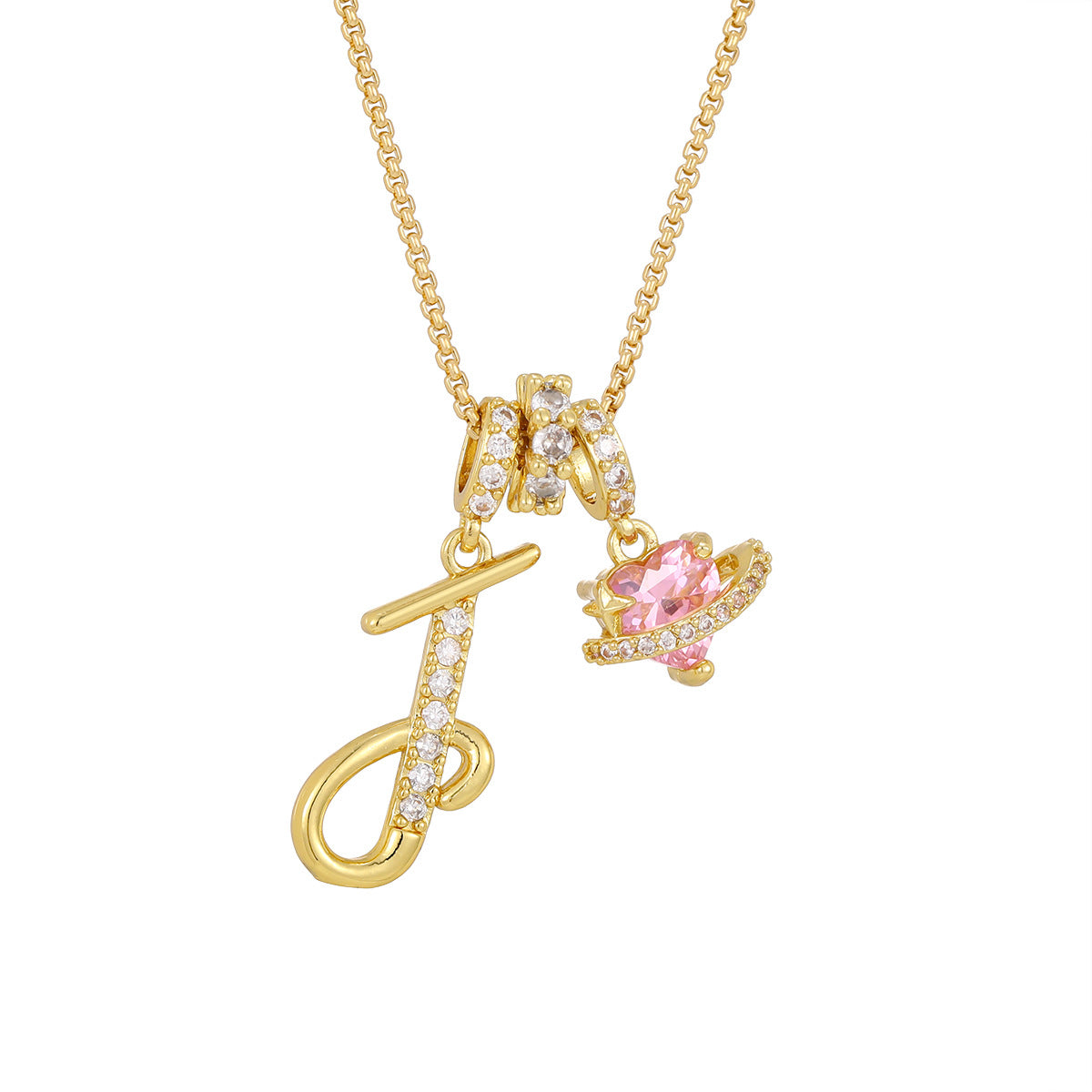 Dopamine English Letter Light Luxury Minority High Pendants
