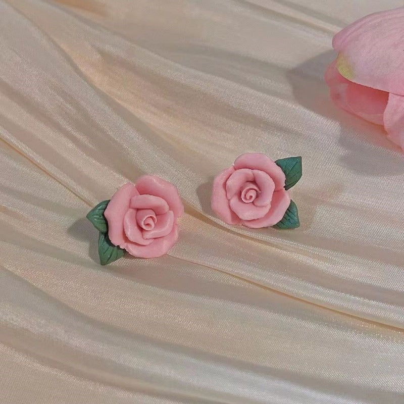 Style Fresh Sweet Camellia Trendy Summer Niche Design Rings