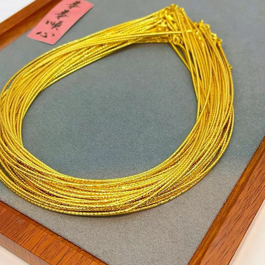 Women's Gold Plating Strong Color Retaining Shop Collar